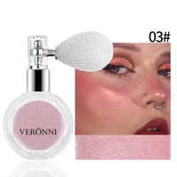 Diamond Highlighter Glitter Spray High Gloss Fairy Powder Shimmer Sparkle Powder Makeup for Face Body Highlight Face Body Makeup