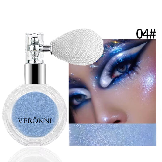 Diamond Highlighter Glitter Spray High Gloss Fairy Powder Shimmer Sparkle Powder Makeup for Face Body Highlight Face Body Makeup
